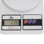 Весы кухонные Luazon LVK-704, электронные, до 7 кг, белые, 1 шт