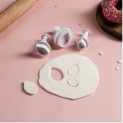 Набор плунжеров кондитерских  «Лист большой», 3 шт