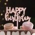 Топпер "Happy Birthday 1", РОЗОВОЕ золото (7003932) Топпер "Happy Birthday 1", РОЗОВОЕ золото (7003932)