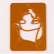 Украшение для торта «Девушка», цвет золото (9496599)