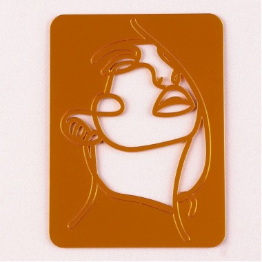 Украшение для торта «Девушка», цвет золото (9496599)