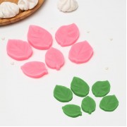 Набор силиконовых молдов «Листья вишни», 3 пары