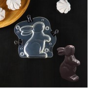 Молд «Кролик», 13,5×13 см, цвет прозрачный