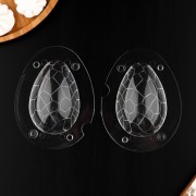 Молд «Шоколадное яйцо», 14×11,5×9 см, цвет прозрачный