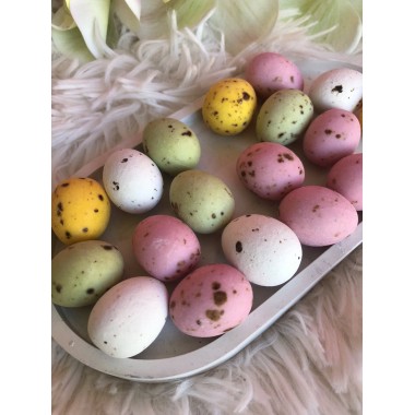 Шоколадные "Перепелиные яйца", микс, для украшения куличей, 18 шт Шоколадные "Перепелиные яйца", микс, для украшения куличей, 18 шт