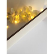 Подложка мдф белая 5-6 мм прямоугольная 450*550 мм, 1 шт (под заказ 2-3 дня)