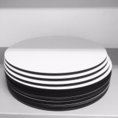 Подложка мдф белая 12 мм круглая 450 мм, 1 шт.