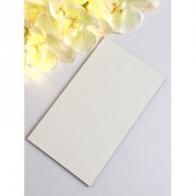 Подложка мдф белая 2,5-3 мм квадратная 200*120 мм, 1 шт.