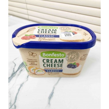 Сыр творожный "Кремчиз"  Bonfesto  сливочный 70%, 400 г
