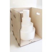 Коробка из фанеры 6 мм,  h60*d50 см под заказ за 7 дней, 1 шт.