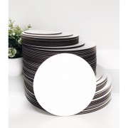 Подложка круглая белая 550 мм мдф 2,5-3 мм, 1 шт