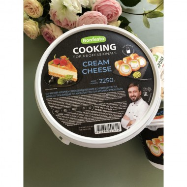 Сыр мягкий "CREAM CHEESE" 70% CooKing, 2250 г (самовывоз)