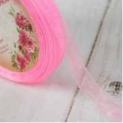 Лента капроновая, 20 мм, 20±1м, №05, цвет розовый.