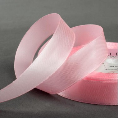 Лента атласная, 20 мм × 23 ± 1 м, цвет жемчужно-розовый №43.
