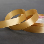 Лента атласная, 20 мм × 23 ± 1 м, цвет золотисто-бежевый №56.