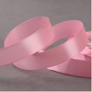 Лента атласная, 20 мм × 23 ± 1 м, цвет розовый №124