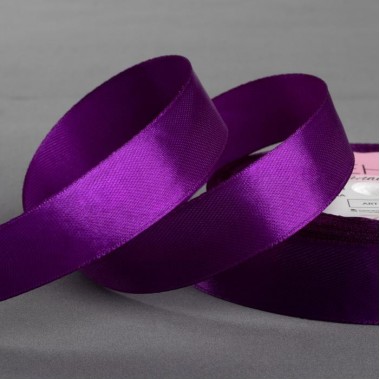 Лента атласная, 20 мм × 23 ± 1 м, цвет фиолетовый №46