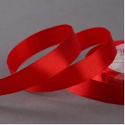 Лента атласная, 20 мм × 23 ± 1 м, цвет красный №26