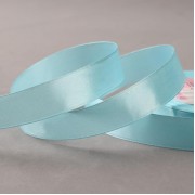 Лента атласная, 20 мм × 23 ± 1 м, цвет голубой №11.