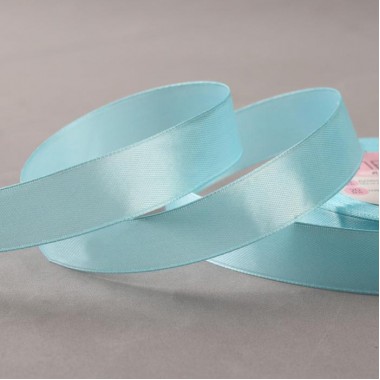 Лента атласная, 20 мм × 23 ± 1 м, цвет голубой №11.