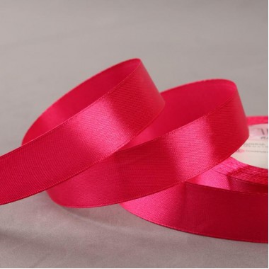 Лента атласная, 20 мм × 23 ± 1 м, цвет малиновый №28 Лента атласная, 20 мм × 23 ± 1 м, цвет малиновый №28