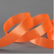 Лента атласная, 20 мм × 23 ± 1 м, цвет оранжевый №83