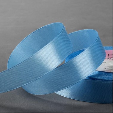 Лента атласная, 20 мм × 23 ± 1 м, цвет голубой №78