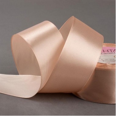 Лента атласная, 40 мм × 23 ± 1 м, цвет бежевый №67