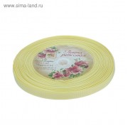 Лента репсовая, 6 мм, 22 ± 1 м, цвет оливковый №09