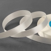 Лента атласная, 6 мм × 33 ± 2 м, цвет молочный №042