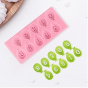 Молд силиконовый 12х5 см "Цифра в шаре"