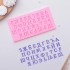 Молд силиконовый 16х8х0,5 см "Алфавит", высота 11 мм, ширина 10-16 мм. Молд силиконовый 16х8х0,5 см "Алфавит", высота 11 мм, ширина 10-16 мм.