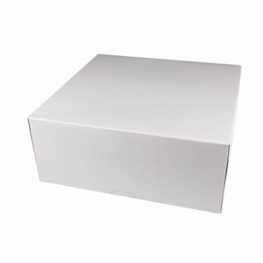 Коробка 255*255*120 мм, БЕЛАЯ БЕЗ ОКНА, 1 шт.