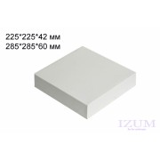 Коробочка  Белая без окна 225*225*42 мм  для зефира, печенья.