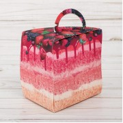 Коробочка для сладостей «ВКУСНО!» 12 × 11 × 10 см.