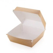Упаковка ECO BURGER XL (бенто) (низ 112х112, верх 112х112, h=10 мм).