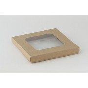 КОРОБКА НА 10 ПЕЧЕНИЙ С ОКОШКОМ (24*24*3 СМ)