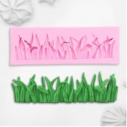 Молд силиконовый 11х4х1,2 см "Травка"