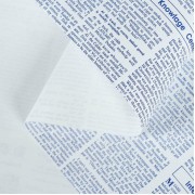 Бумага упаковочная крафт "Газета", синий, 0,55 х 1 м, 70 г/м²