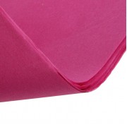 Бумага Тишью (шёлковая) 17 г/м2 51*76 см, тёмно-розовая, Sadipal, Испания, 1 л.