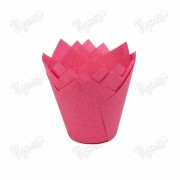 Форма бумажная "Тюльпан", 5*8 см, (розовые), 100 шт