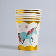 Стакан бумажный «Единорог», набор 6 шт., тиснение 5084488.