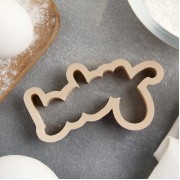 Форма для вырезания печенья 9 см "Надпись Беби", цвет МИКС