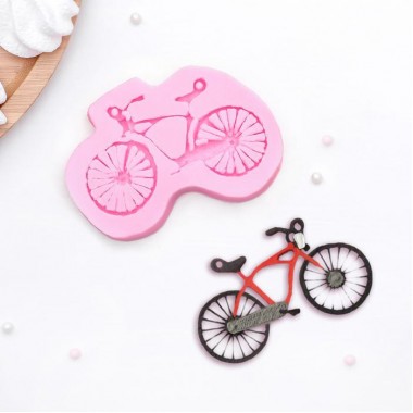 Молд силиконовый 7×5 см "Велосипед" Молд силиконовый 7×5 см "Велосипед"