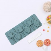 Форма «Человечек, карамель», 23×9,5 см, 6 ячеек, цвет МИКС, 2581334