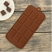 Форма для шоколада "Плитка", 12 ячеек.