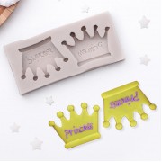 Молд силиконовый 12,4х5,2х1,1 см "Корона для принцессы"