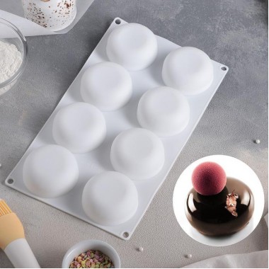 Форма кондитерская "Пуэнти", 8 ячеек Форма кондитерская "Пуэнти", 8 ячеек