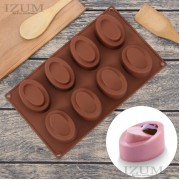 Форма для выпечки, 8 ячеек, 30*17,5*4,5 см, "ЭЛИПС".