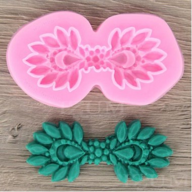 Молд "Брошь" 11*6 см